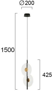 Lustra LED 3000K Sun 4280200 - Img 3
