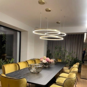 Lustra Midway Auriu LED 3000K - Img 3
