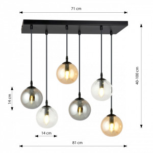 Lustra neagra, Lustra suspendata neagra, Lustra cu pendule, Lustra metal neagra, Lustra metal, Lustra moderna neagra, Lustra living, Lustra living neagra, Lustra moderna, Lustra dormitor, Lustra dormitor neagra, Lustra bucatarie, Lustra din metal, Lustra 