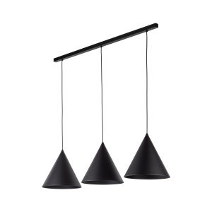 Lustra Negru 3xE27 CONO 10060TK - Img 1