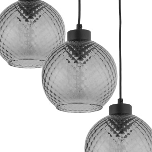 Lustra Negru 3xE27 DEVON 4627TK - Img 3