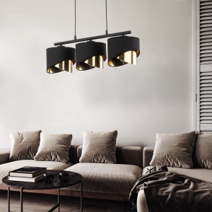 Lustra Negru 3xE27 GRANT 4824TK - Img 2