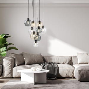 Lustra Negru 9xE27 CUBUS 10247TK - Img 2
