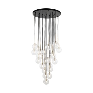 Lustra Negru Auriu 26xG9 NILOS 10099TK - Img 3