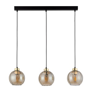 Lustra Negru Auriu 3xE27 DEVI 4638TK - Img 2
