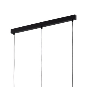 Lustra Negru Auriu 3xE27 SEBO 4635TK - Img 3