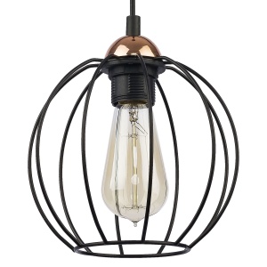 Lustra Negru Cupru 1xE27 GALAXY 1644TK - Img 2