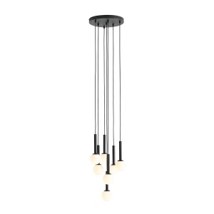 Lustra RIU 7 RING negru