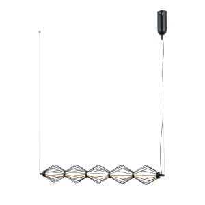 Lustra Sevil Negru chrom 5 x LED
