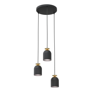 Lustra TARGET 3 PREM Negru - Img 1