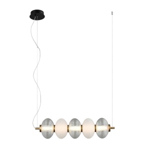 Lustra Testa Negru 1xLED - Img 1