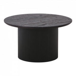 masa cafea neagra, masa cafea rotunda, masa cafea lemn, masa cafea picioare negre, masuta cafea