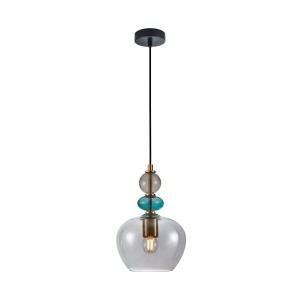 Pendul Busco Multicolor 1xE27 fumuriu - Img 1