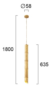 Pendul GU10 Bamboo 4270500 - Img 4