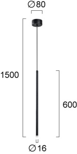 Pendul LED 3000K Zenia 4291100 - Img 2