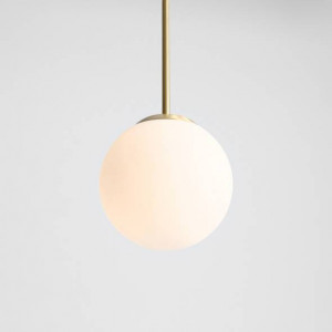 Pendul modern alama cu glob de sticla Bosso d20
