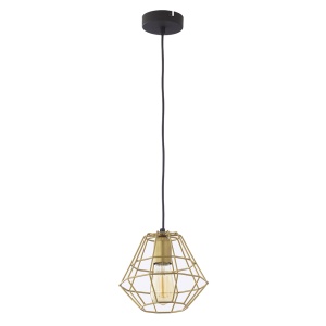 Pendul Negru 1xE27 DIAMOND 3219TK