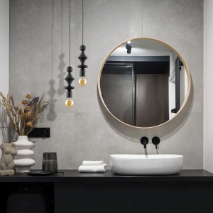 Pendul Negru 1xE27 TOWER 10871TK - Img 3