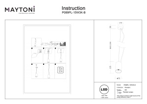 Pendul P089PL-15W3K-B - Efir - Img 2