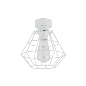 Plafoniera Alb 1xE27 DIAMOND 6209TK