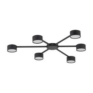 Plafoniera/ Aplica perete Negru 6xGX 53 AVIA 4692TK - Img 1