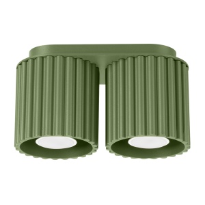 Plafonieră Aura 2 Verde măslin GU10