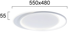 Plafoniera LED 3000K Evelyn 4301900 - Img 3