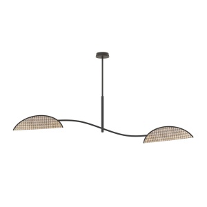 Plafoniera LOTUS 2 Negru Maro
