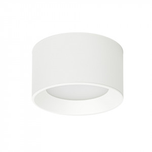 Plafoniera moderna alba rotunda cu led Sirius d11