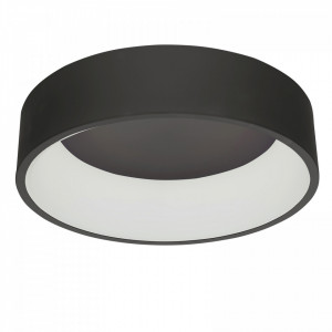 Plafoniera moderna neagra rotunda cu led Chiara d45 3000k