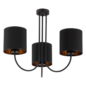 Plafoniera Negru 3xE27 TORENS 4594TK - Img 3