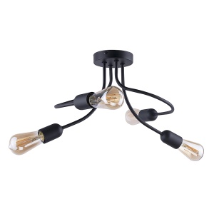 Plafoniera Negru 4xE27 FADO 2583TK