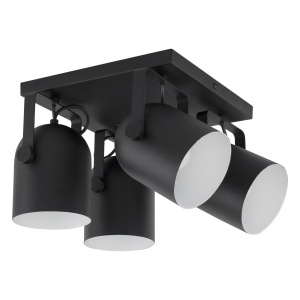 Plafoniera Negru 4xE27 SPECTRA 2612TK