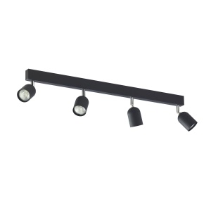 Plafoniera Negru Chrome 4xGU10 TOP 1009TK - Img 1