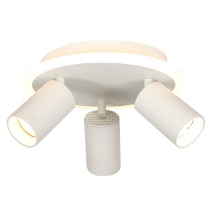 Plafoniera Parma 3 rotund Alb 3xGU10 LED CCT - Img 1