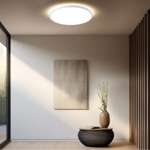 Plafoniera Pryzma 28 cm Alb LED CCT - Img 3