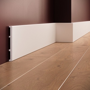 Plinta decorativa din polimer rigid S23 - 13x1.2x200 cm