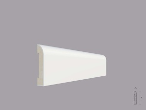 Plinta poliuretan de interior PL08 dimensiuni 80x16x2000mm - Img 1