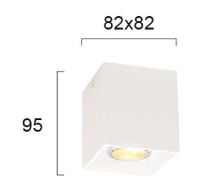 Spot aplicat GU10 Dice 4144100 - Img 2