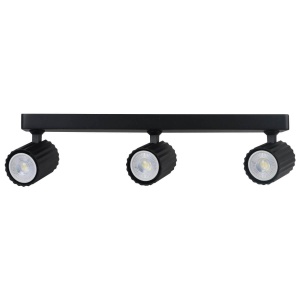 Spot aplicat Tokio Negru 3xGU10