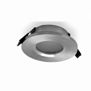 Spot incastrat modern nickel rotund din aluminiu Atlantis