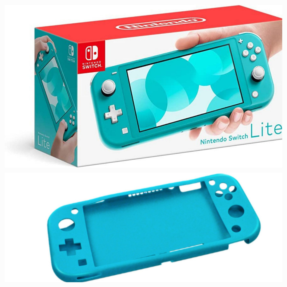 Konzola Nintendo Switch Lite Turquoise Silicone Case 7268