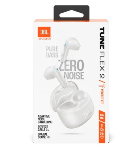 Slušalice JBL Tune Flex 2 White Bubice