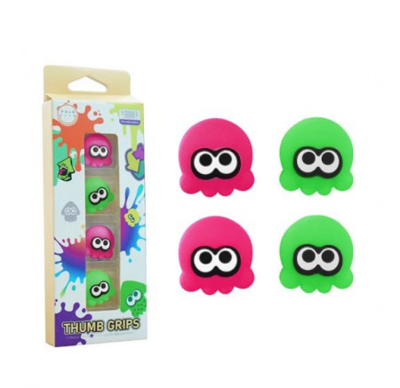 Nintendo Switch Thumb Grips - Neon Pink/Neon Green
