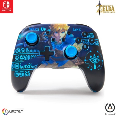 Nintendo Switch PowerA Enhanced Wireless Controller Lumectra -The Legend Of Zelda
