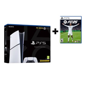Konzola Sony Playstation 5 PS5 1TB Slim Digital + FC 25 - Img 1