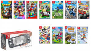 Konzola Nintendo Switch Lite sa 40 igara - Gray - Img 1