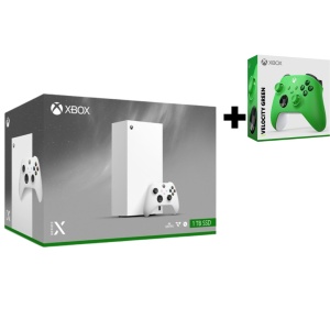XBOX Series X 1TB Robot White (digital) + Wireless Controller Velocity Green - Img 1