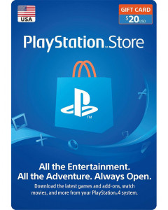 Playstation Wallet PSN Gift Card $20 USA dolari