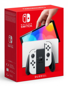 Konzola Nintendo Switch OLED Model White + Super Mario Party - Img 2